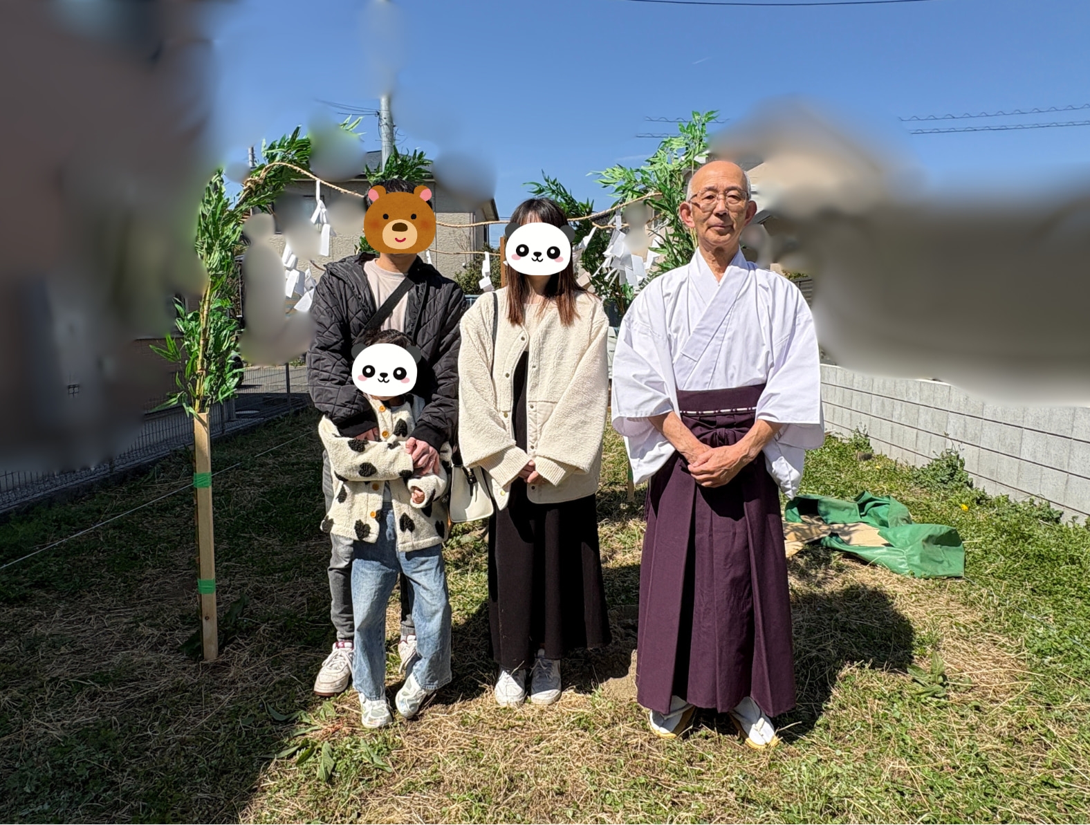 地鎮祭を執り行いました