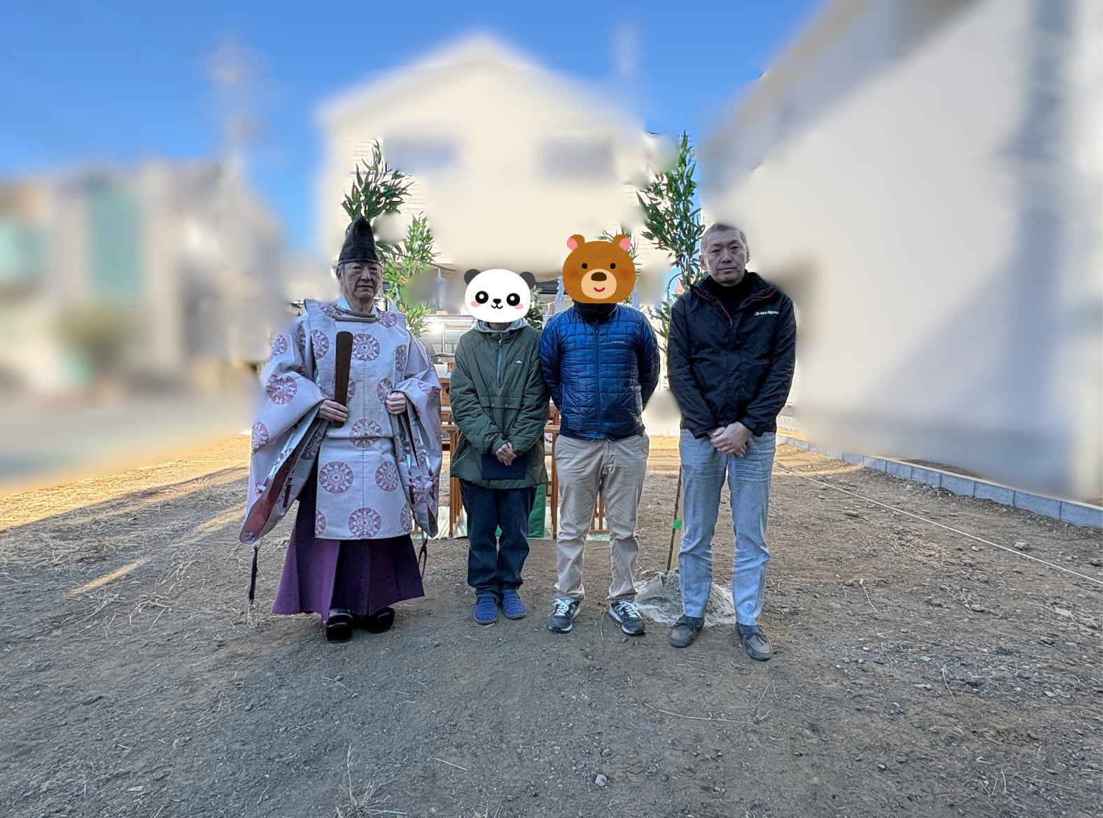 地鎮祭を執り行いました