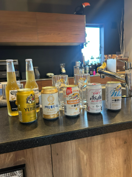 ビール沢山頂きました！