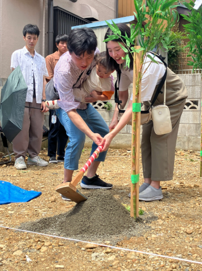 地鎮祭を執り行いました